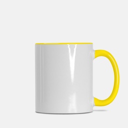 [K20-YW] Mug 11 oz. (Yellow + White)
