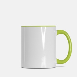 [K20-GW] Mug 11 oz. (Green + White)